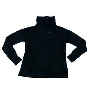 Danskin | Women's Funnel Neck Pullover Top | Black | Size Small